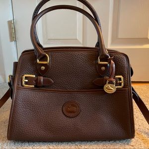 Vintage Dooney & Bourke Leather Satchel Bag